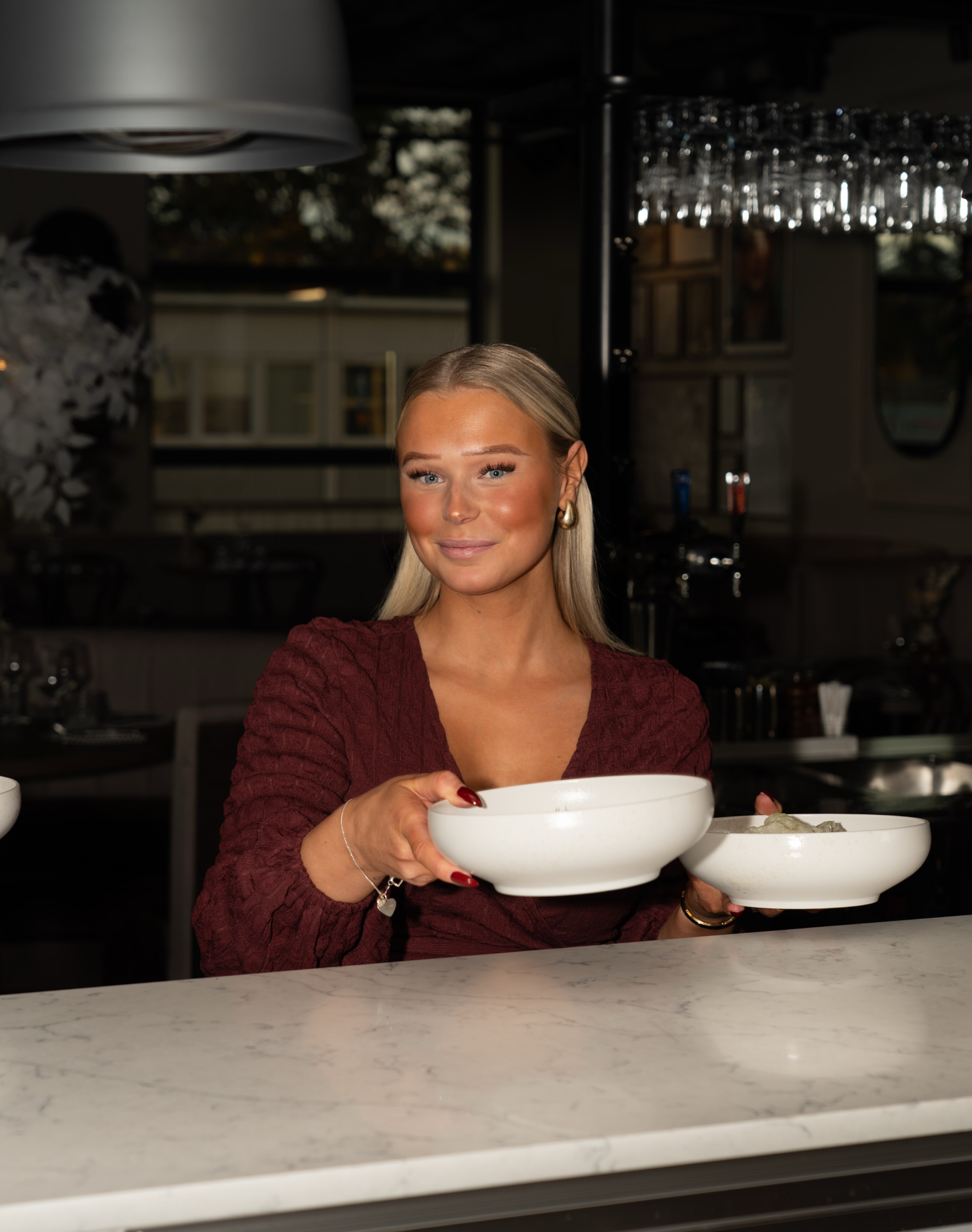 Food, drinks and dining room at Bistro Jarla in Täby (6)